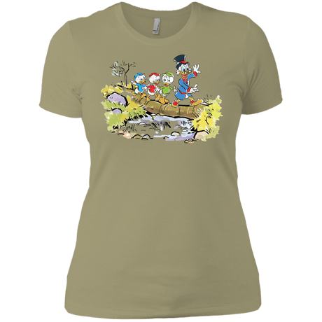 T-Shirts Light Olive / X-Small Duck Tails Women's Premium T-Shirt