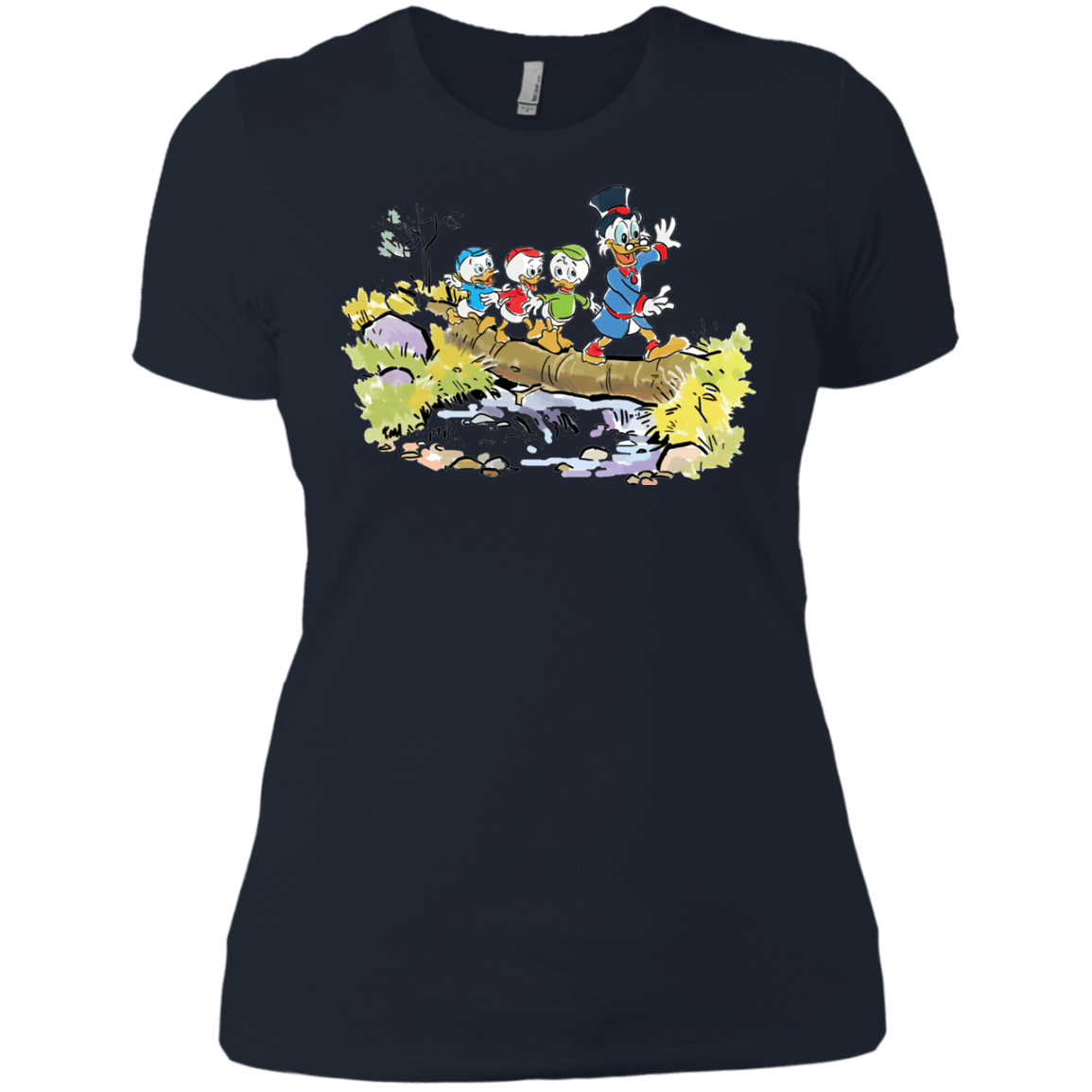 T-Shirts Midnight Navy / X-Small Duck Tails Women's Premium T-Shirt