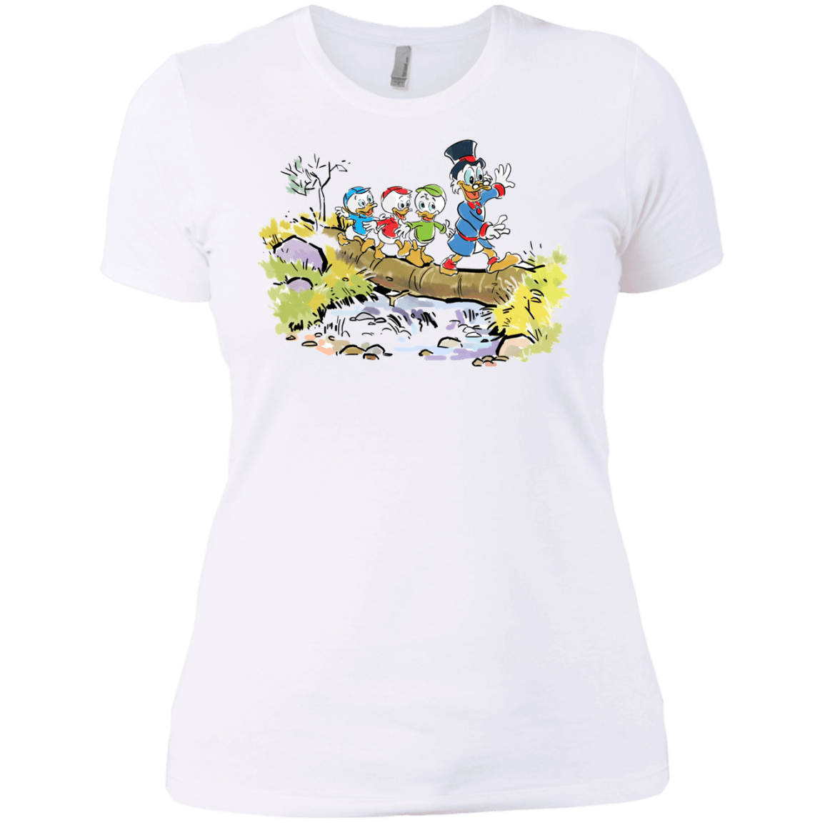 T-Shirts White / X-Small Duck Tails Women's Premium T-Shirt
