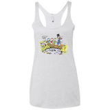T-Shirts Heather White / X-Small Duck Tails Women's Triblend Racerback Tank