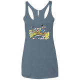 T-Shirts Indigo / X-Small Duck Tails Women's Triblend Racerback Tank