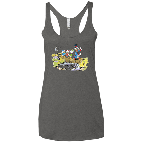 T-Shirts Premium Heather / X-Small Duck Tails Women's Triblend Racerback Tank