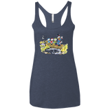 T-Shirts Vintage Navy / X-Small Duck Tails Women's Triblend Racerback Tank