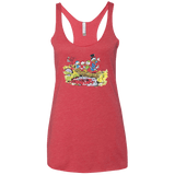 T-Shirts Vintage Red / X-Small Duck Tails Women's Triblend Racerback Tank