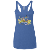 T-Shirts Vintage Royal / X-Small Duck Tails Women's Triblend Racerback Tank