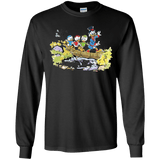 T-Shirts Black / YS Duck Tails Youth Long Sleeve T-Shirt