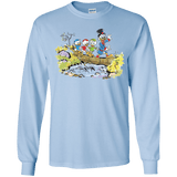 T-Shirts Light Blue / YS Duck Tails Youth Long Sleeve T-Shirt