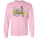 T-Shirts Light Pink / YS Duck Tails Youth Long Sleeve T-Shirt