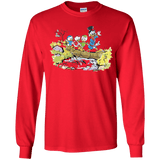 T-Shirts Red / YS Duck Tails Youth Long Sleeve T-Shirt