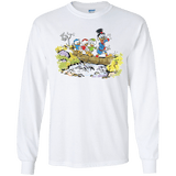 T-Shirts White / YS Duck Tails Youth Long Sleeve T-Shirt