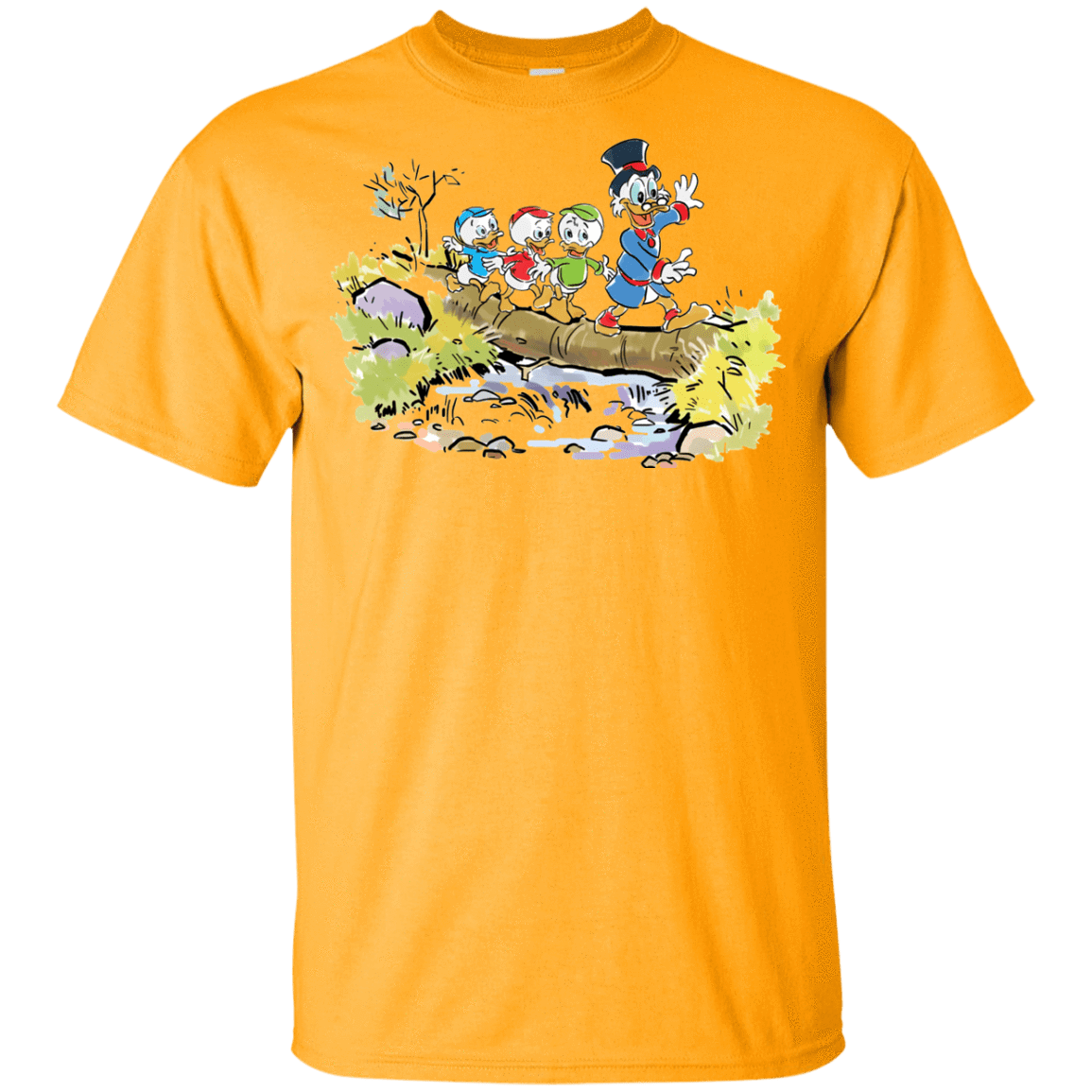 T-Shirts Gold / YXS Duck Tails Youth T-Shirt