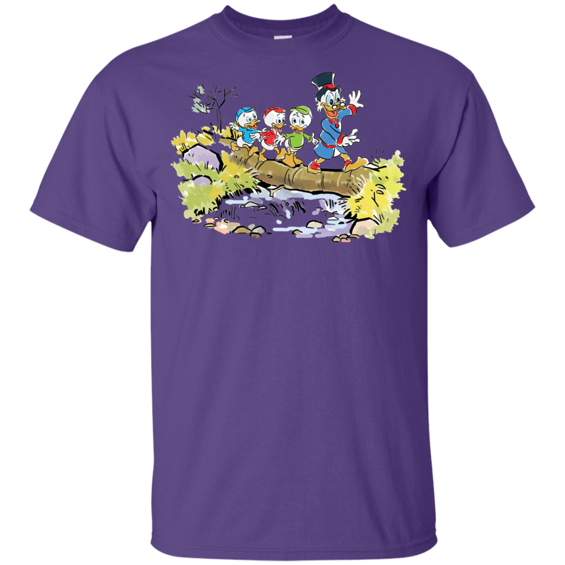 T-Shirts Purple / YXS Duck Tails Youth T-Shirt
