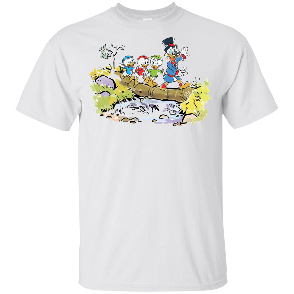 T-Shirts White / YXS Duck Tails Youth T-Shirt