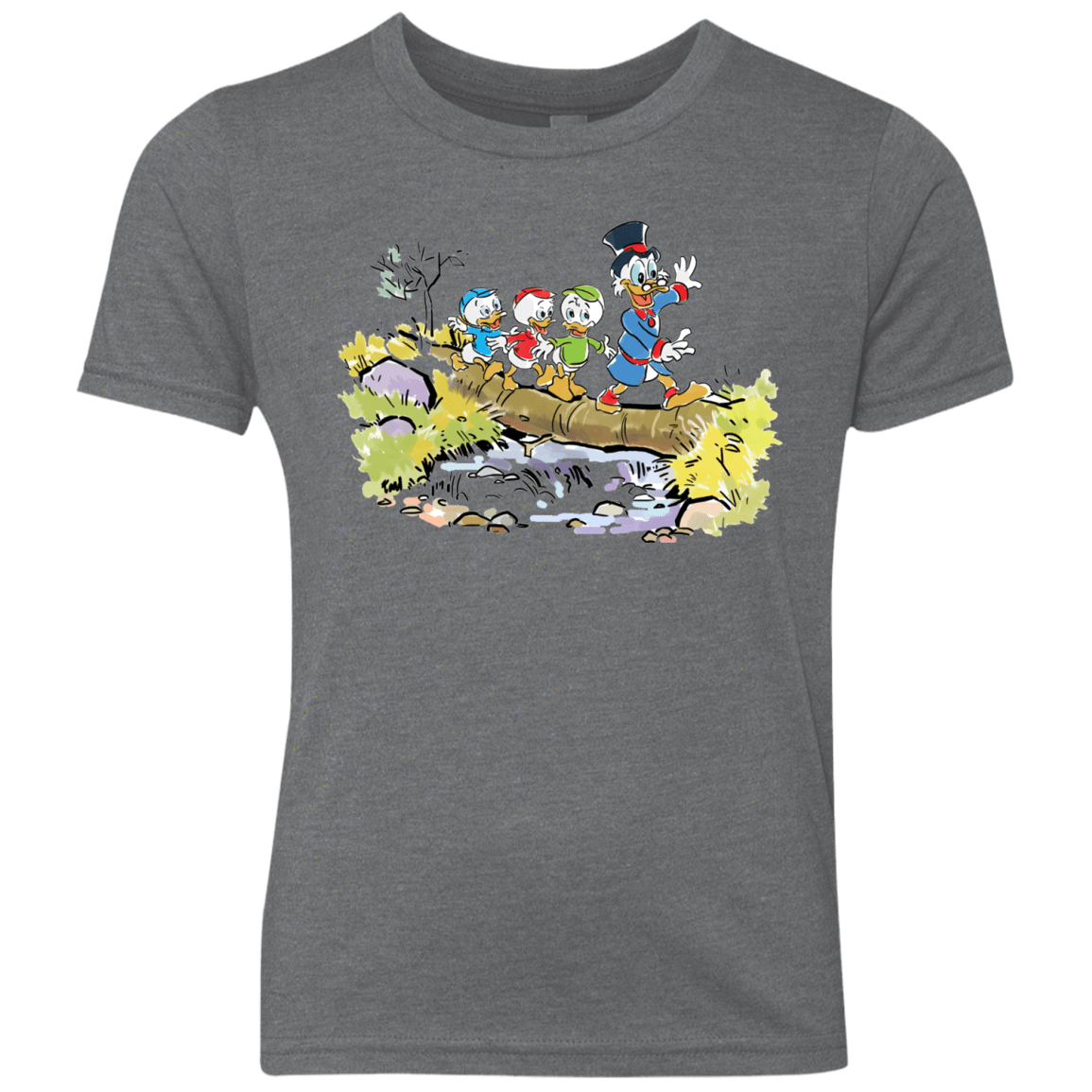 T-Shirts Premium Heather / YXS Duck Tails Youth Triblend T-Shirt