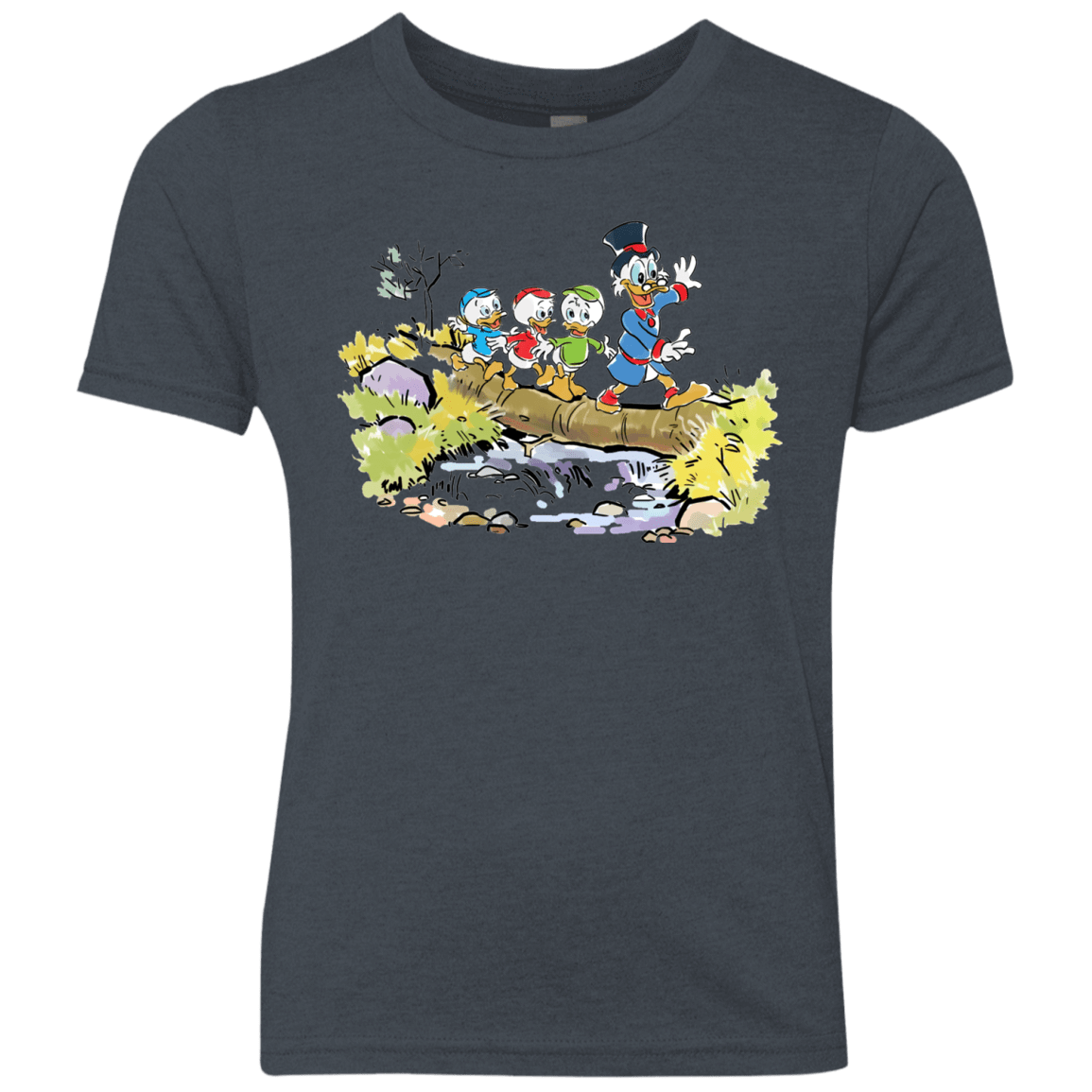T-Shirts Vintage Navy / YXS Duck Tails Youth Triblend T-Shirt