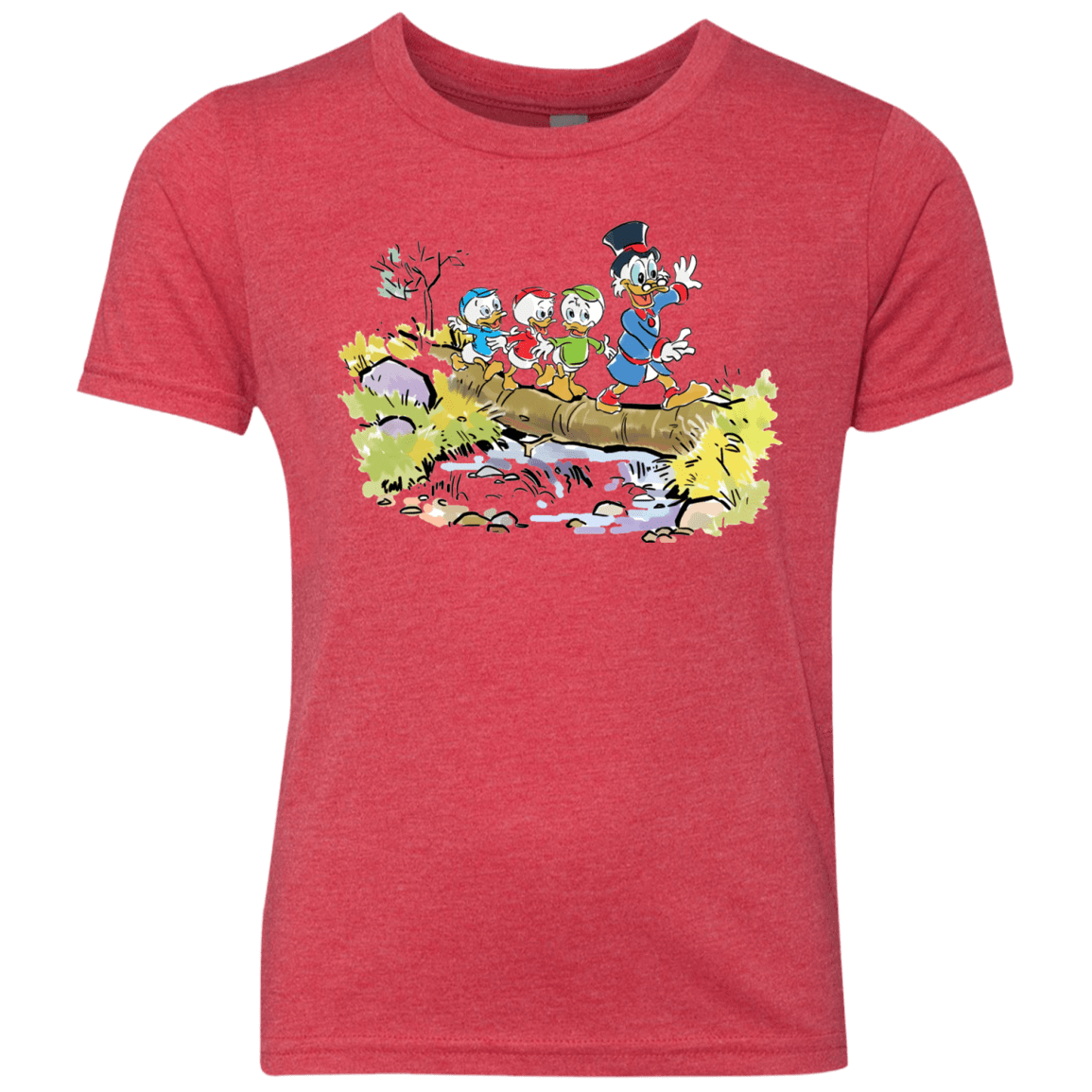 T-Shirts Vintage Red / YXS Duck Tails Youth Triblend T-Shirt