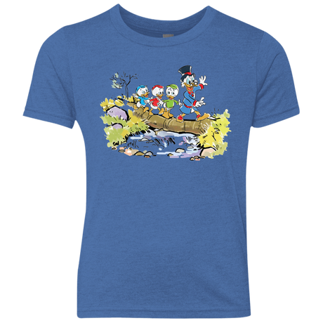 T-Shirts Vintage Royal / YXS Duck Tails Youth Triblend T-Shirt