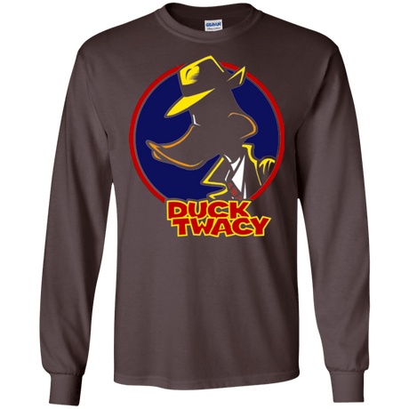 T-Shirts Dark Chocolate / S Duck Twacy Men's Long Sleeve T-Shirt