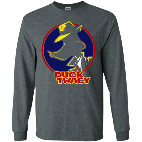 T-Shirts Dark Heather / S Duck Twacy Men's Long Sleeve T-Shirt