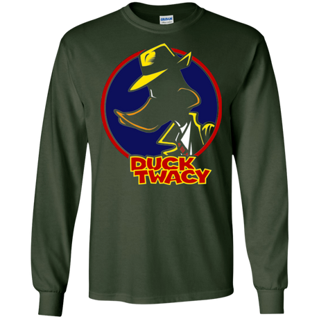 T-Shirts Forest Green / S Duck Twacy Men's Long Sleeve T-Shirt