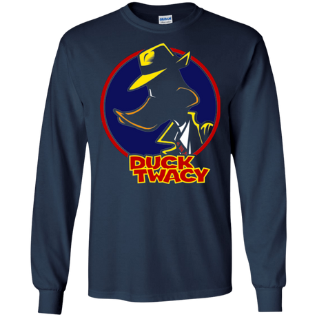 T-Shirts Navy / S Duck Twacy Men's Long Sleeve T-Shirt