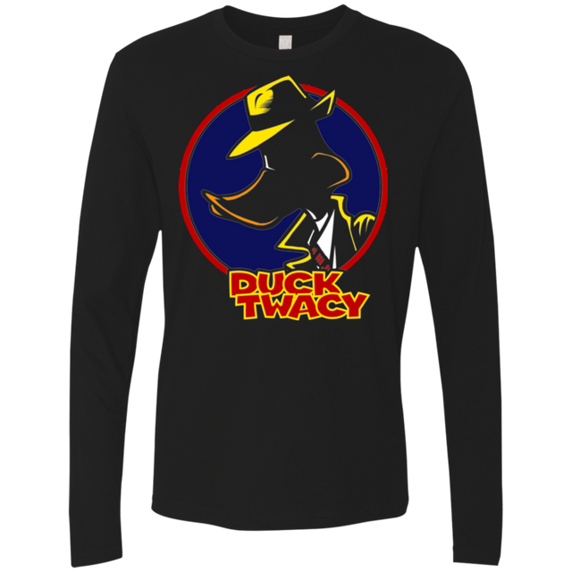 T-Shirts Black / S Duck Twacy Men's Premium Long Sleeve