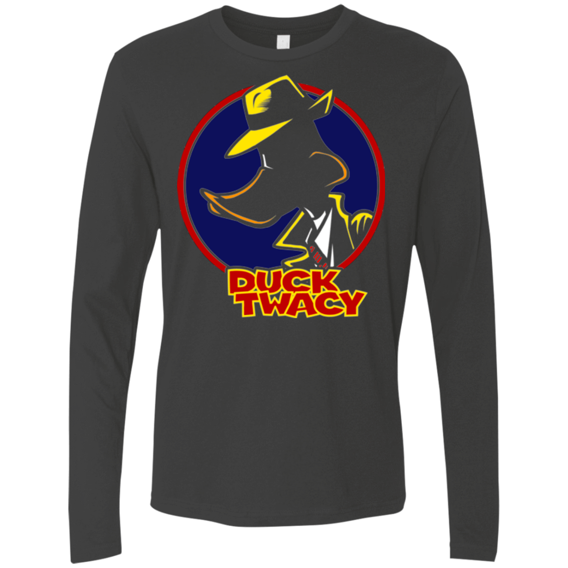 T-Shirts Heavy Metal / S Duck Twacy Men's Premium Long Sleeve
