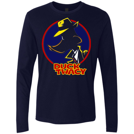 T-Shirts Midnight Navy / S Duck Twacy Men's Premium Long Sleeve