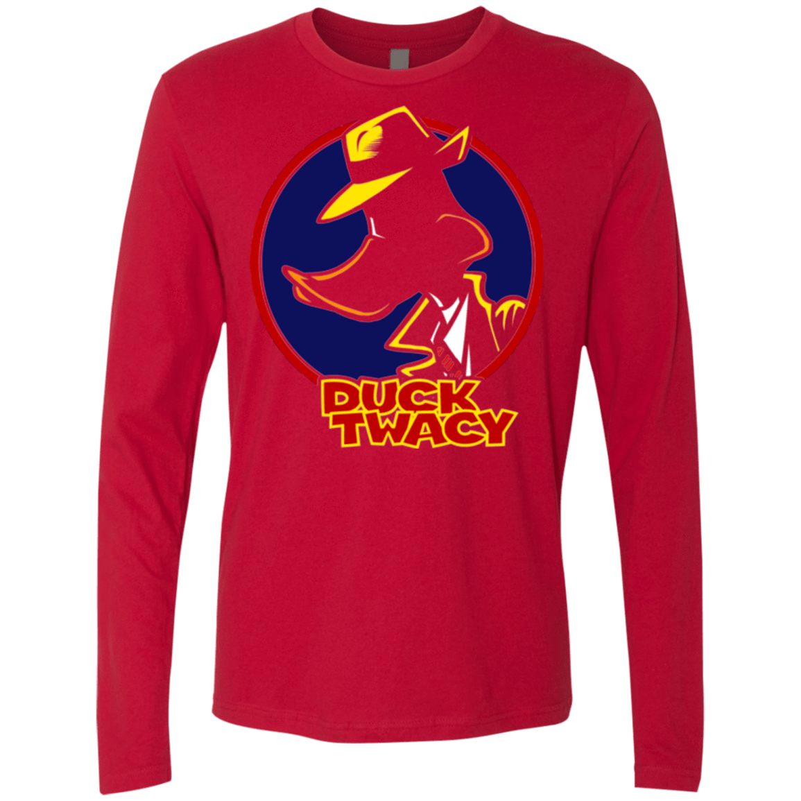 T-Shirts Red / S Duck Twacy Men's Premium Long Sleeve