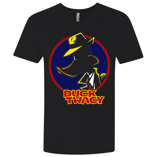 T-Shirts Black / X-Small Duck Twacy Men's Premium V-Neck