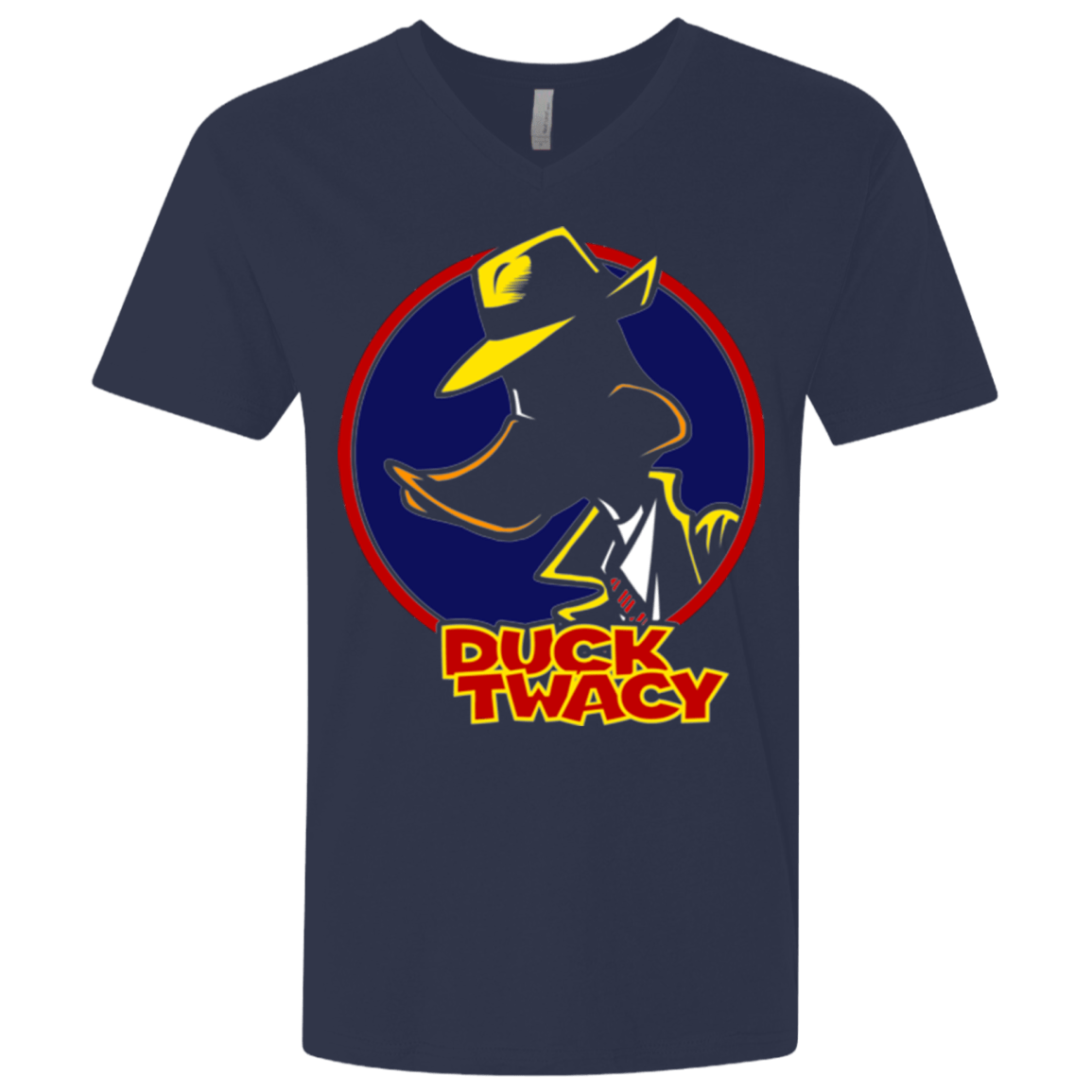 T-Shirts Midnight Navy / X-Small Duck Twacy Men's Premium V-Neck