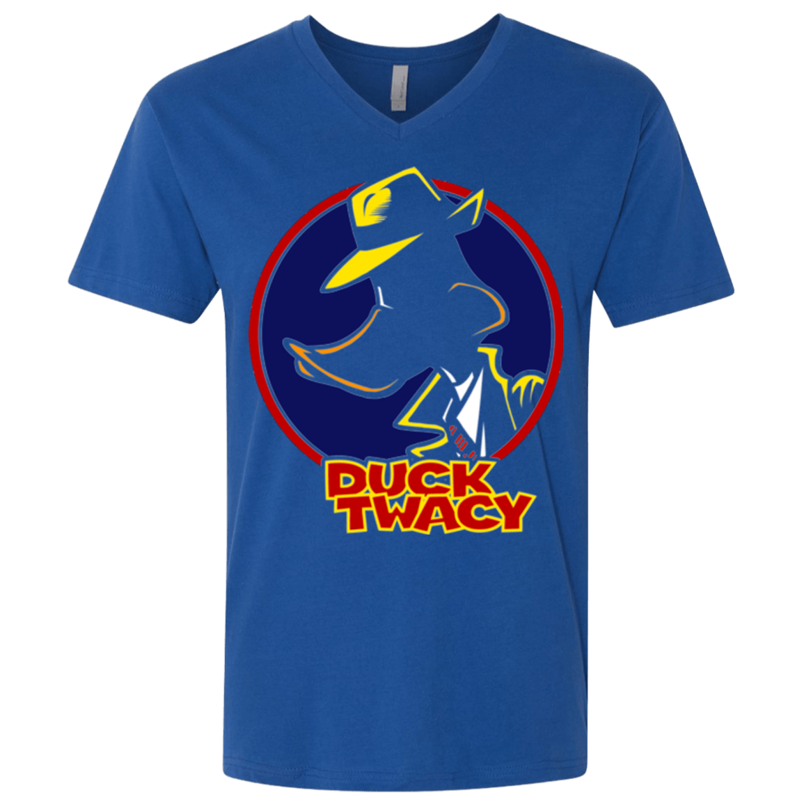 T-Shirts Royal / X-Small Duck Twacy Men's Premium V-Neck