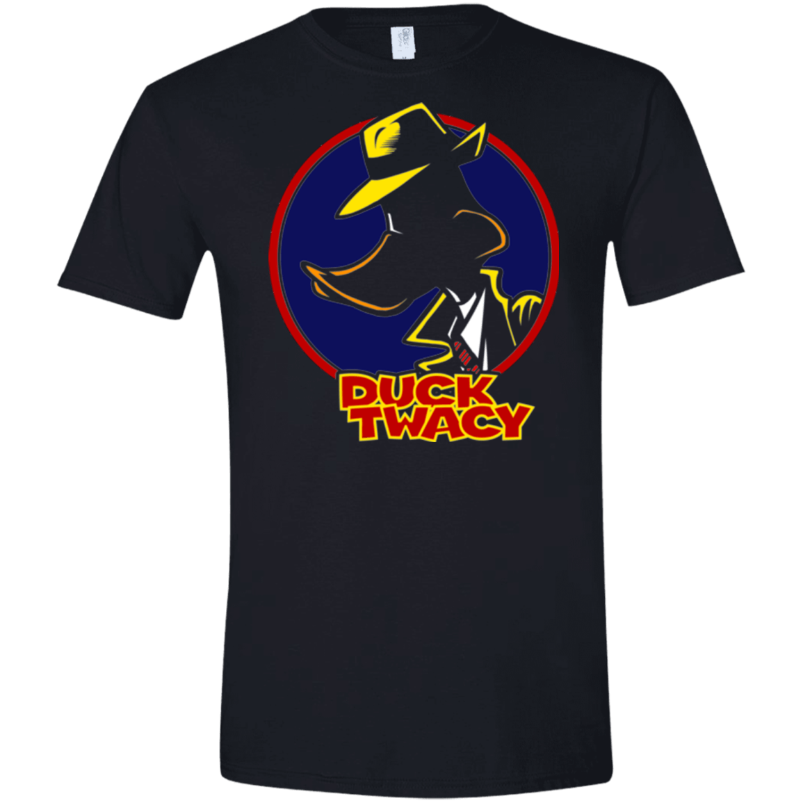 T-Shirts Black / X-Small Duck Twacy Men's Semi-Fitted Softstyle