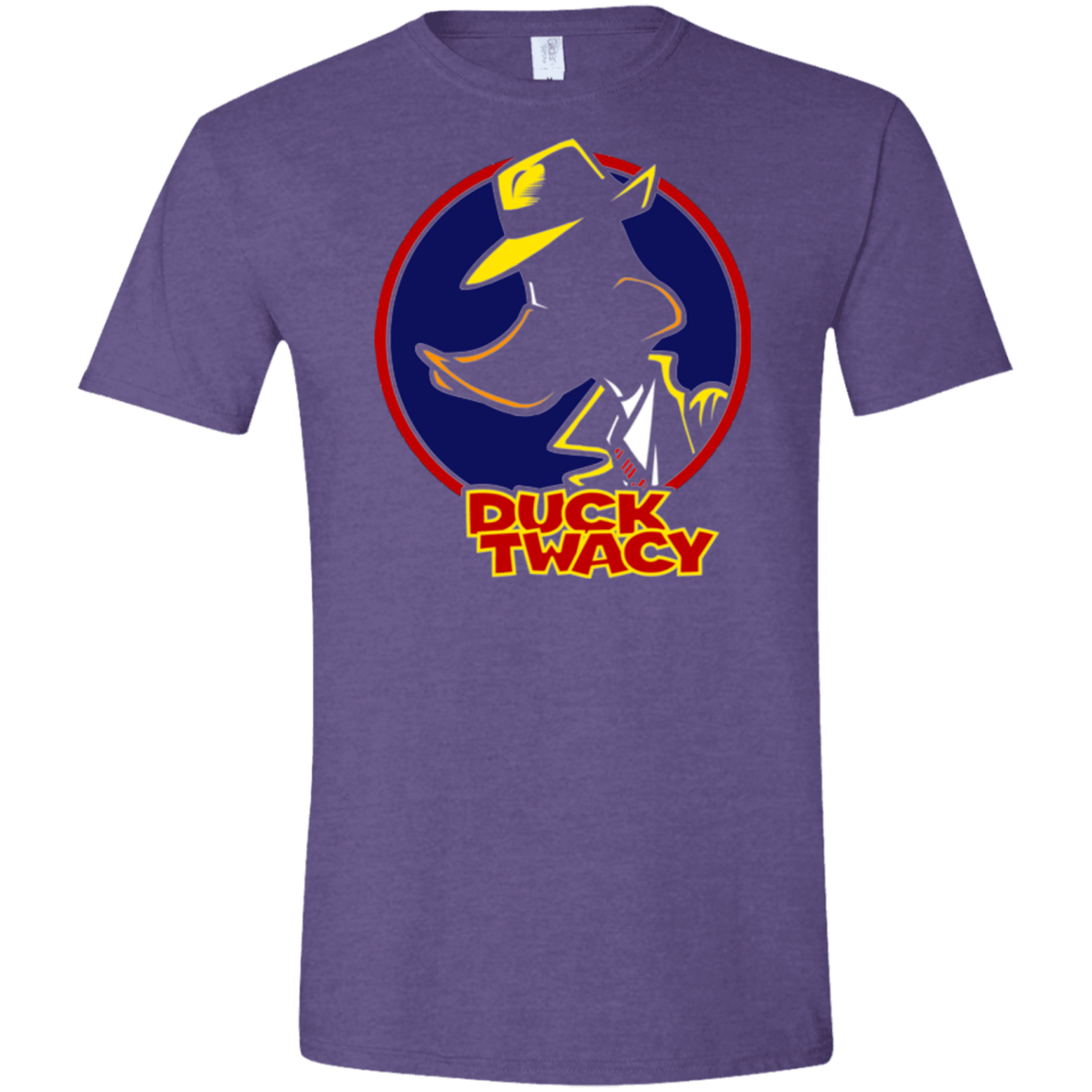 T-Shirts Heather Purple / S Duck Twacy Men's Semi-Fitted Softstyle