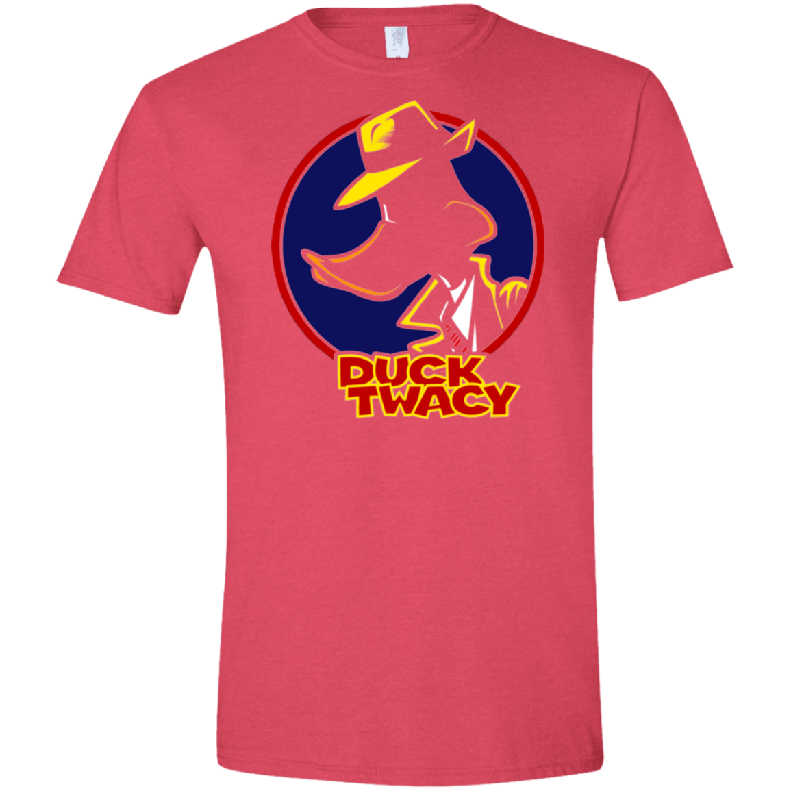 T-Shirts Heather Red / S Duck Twacy Men's Semi-Fitted Softstyle