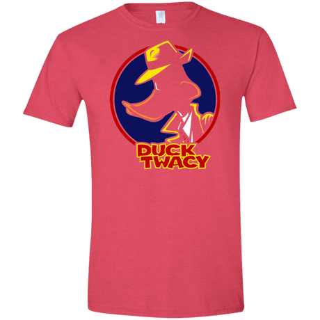 T-Shirts Heather Red / S Duck Twacy Men's Semi-Fitted Softstyle