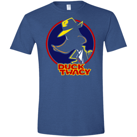 T-Shirts Heather Royal / X-Small Duck Twacy Men's Semi-Fitted Softstyle