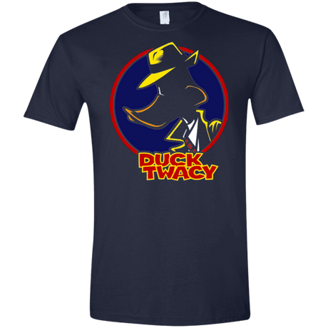 T-Shirts Navy / X-Small Duck Twacy Men's Semi-Fitted Softstyle