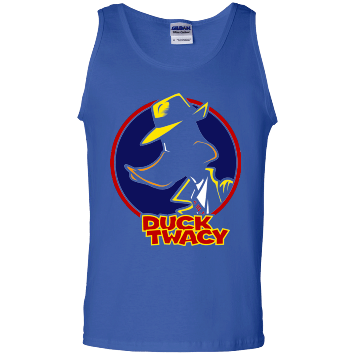 T-Shirts Royal / S Duck Twacy Men's Tank Top