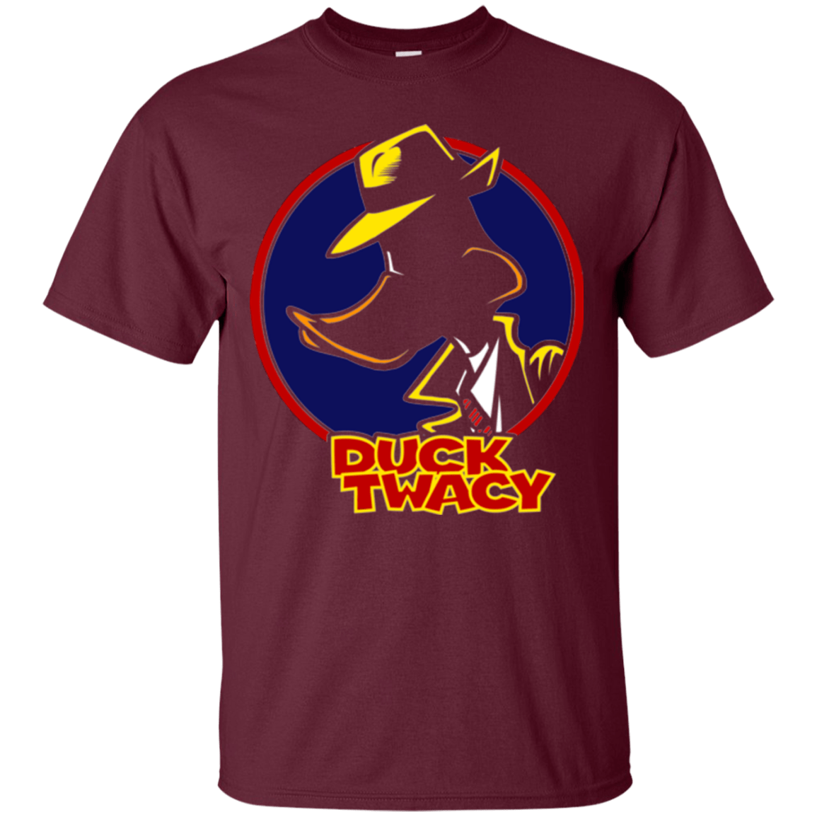 T-Shirts Maroon / S Duck Twacy T-Shirt