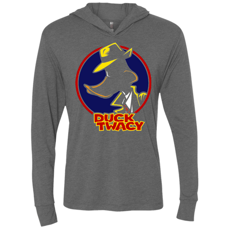 T-Shirts Premium Heather / X-Small Duck Twacy Triblend Long Sleeve Hoodie Tee