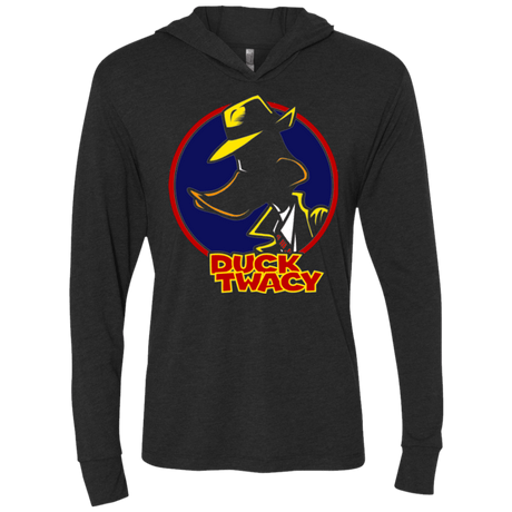 T-Shirts Vintage Black / X-Small Duck Twacy Triblend Long Sleeve Hoodie Tee