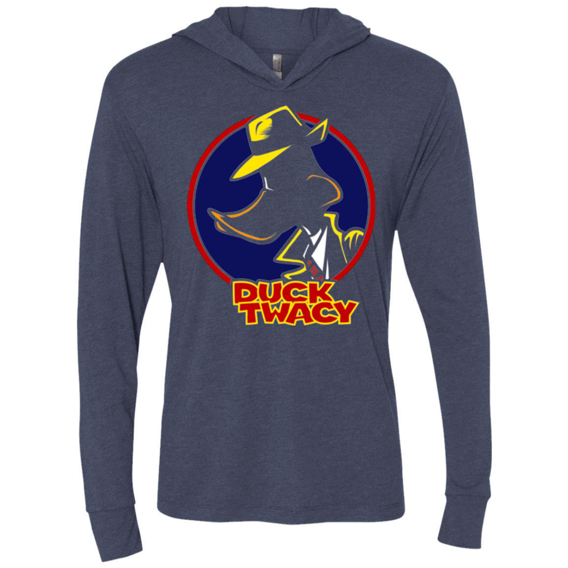 T-Shirts Vintage Navy / X-Small Duck Twacy Triblend Long Sleeve Hoodie Tee
