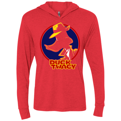 T-Shirts Vintage Red / X-Small Duck Twacy Triblend Long Sleeve Hoodie Tee