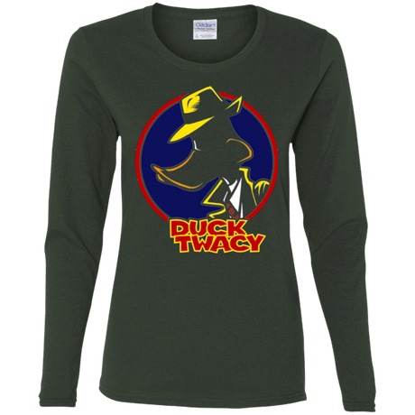 T-Shirts Forest / S Duck Twacy Women's Long Sleeve T-Shirt