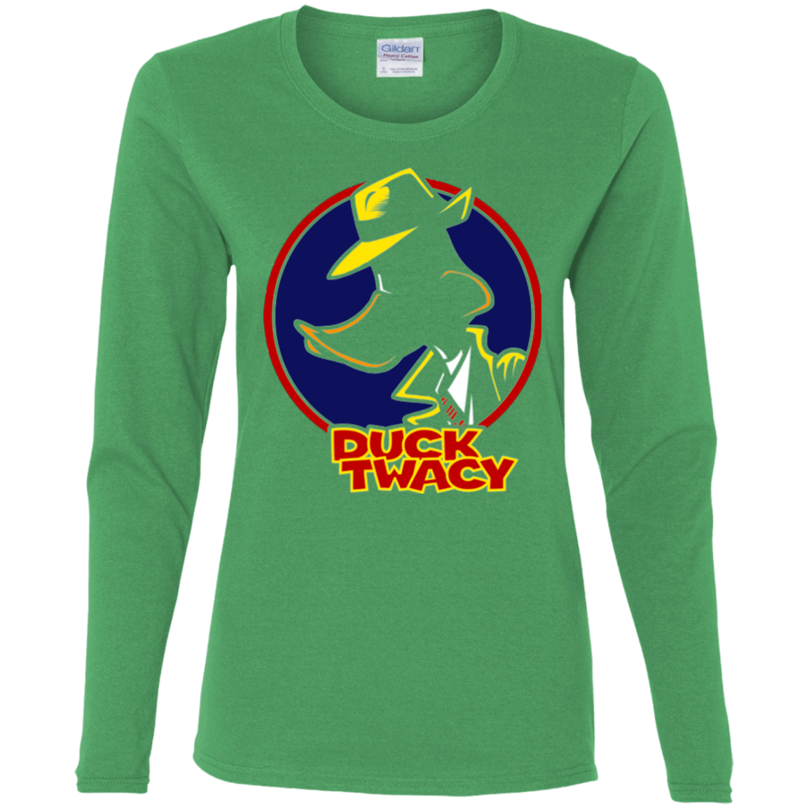 T-Shirts Irish Green / S Duck Twacy Women's Long Sleeve T-Shirt