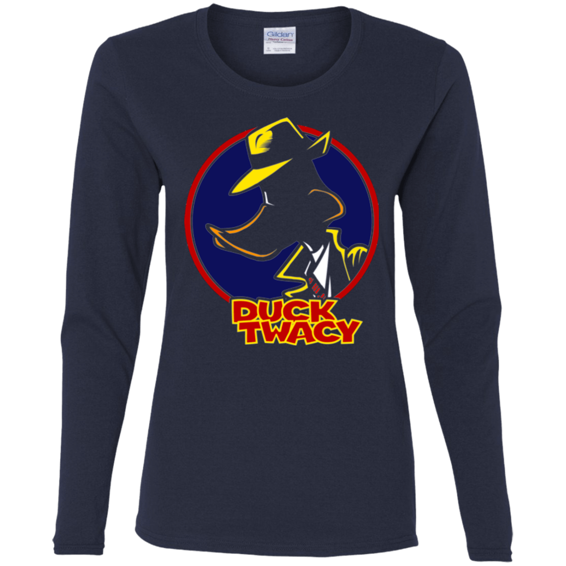 T-Shirts Navy / S Duck Twacy Women's Long Sleeve T-Shirt