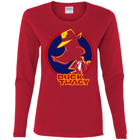 T-Shirts Red / S Duck Twacy Women's Long Sleeve T-Shirt