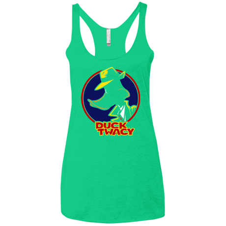 T-Shirts Envy / X-Small Duck Twacy Women's Triblend Racerback Tank