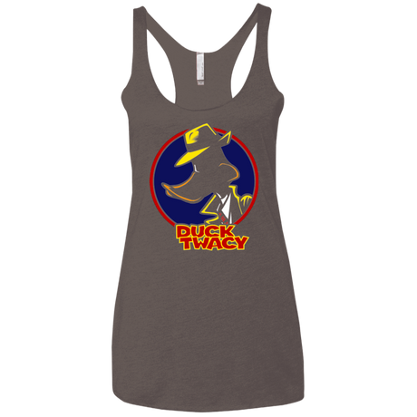 T-Shirts Macchiato / X-Small Duck Twacy Women's Triblend Racerback Tank